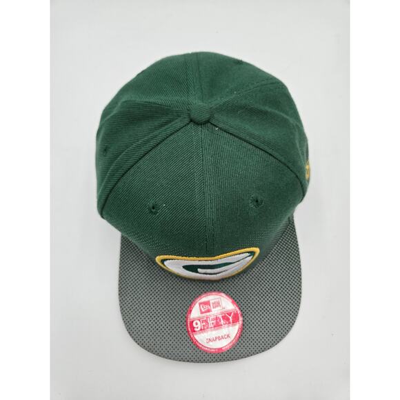 Mitchell & Ness Green Bay Packers Snapback Hat NFL Vintage Logo Cap - Picture 2 of 5